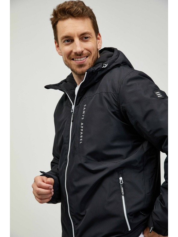 Sam 73 Čierna pánska ľahká bunda SAM 73 Sigmund