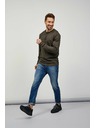 Sam 73 Khaki pánske tričko s dlhým rukávom SAM 73 Mindart