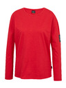 Sam 73 Červené dámske základné tričko s dlhým rukávom SAM 73 Ariasa