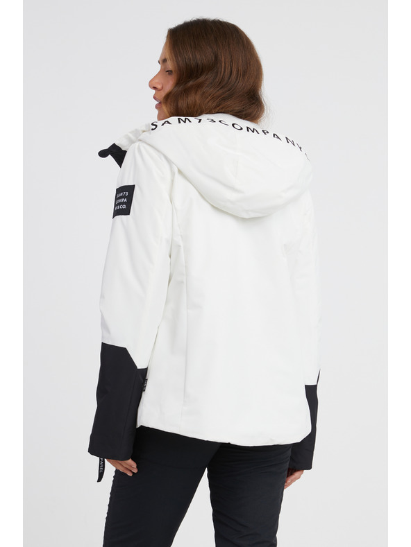 Sam 73 Čiernobiela dámska bunda SAM 73 Minerva