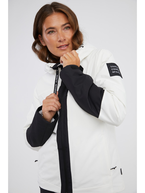 Sam 73 Čiernobiela dámska bunda SAM 73 Minerva