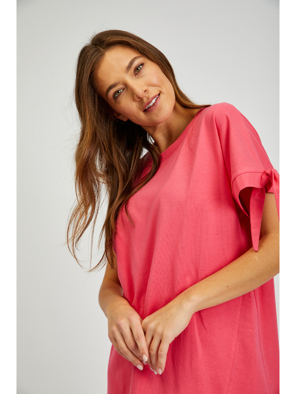 Sam 73 Tmavoružové dámske letné základné šaty SAM73 Tucana