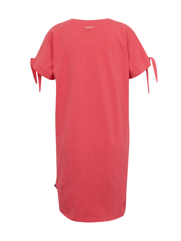 Sam 73 Tmavoružové dámske letné základné šaty SAM73 Tucana