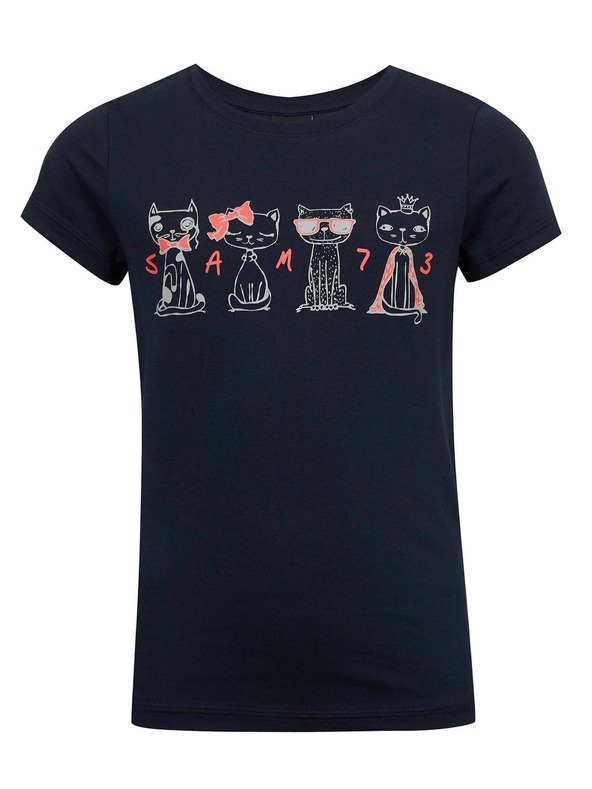 Sam 73 Tmavomodré dievčenské tričko SAM 73 Axill