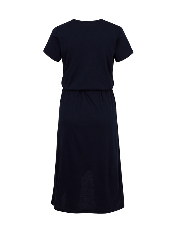 Sam 73 Tmavo modré dámske midi šaty SAM 73 Gaia