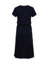 Sam 73 Tmavo modré dámske midi šaty SAM 73 Gaia