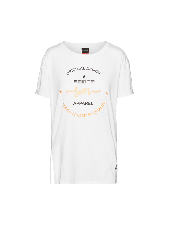 Sam 73 Biele dámske tričko s potlačou SAM 73 Annabel