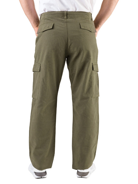 Sam 73 Khaki pánske nohavice s vreckami SAM 73