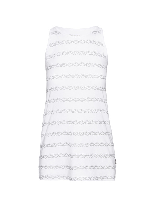 Sam 73 Biele dámske vzorované tielko SAM 73