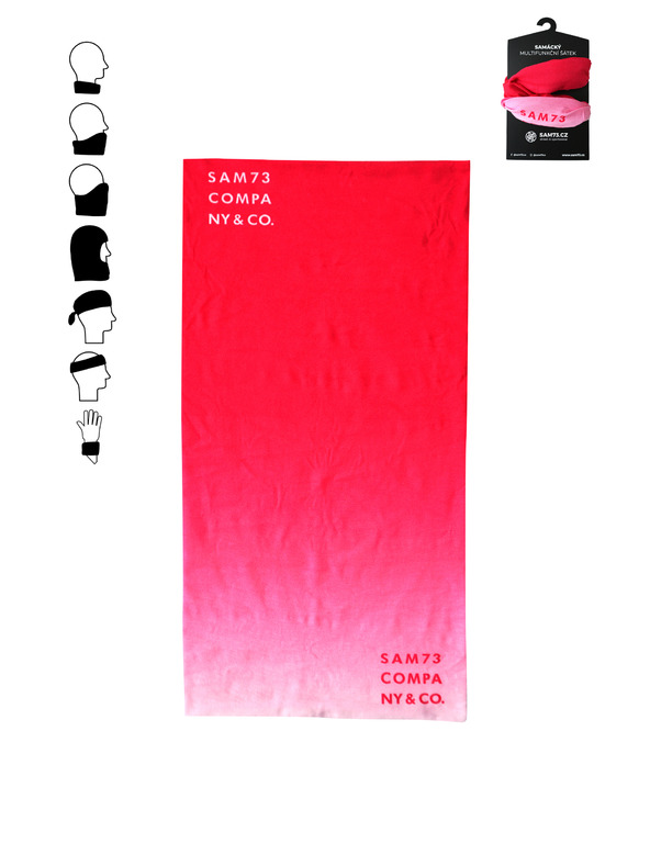 Sam 73 Ružová dámska multifunkčná šatka SAM 73