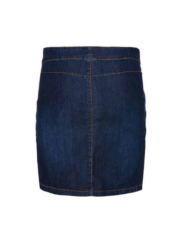 Sam 73 Tmavomodrá dámska džínsová sukňa s rukávmi SAM 73