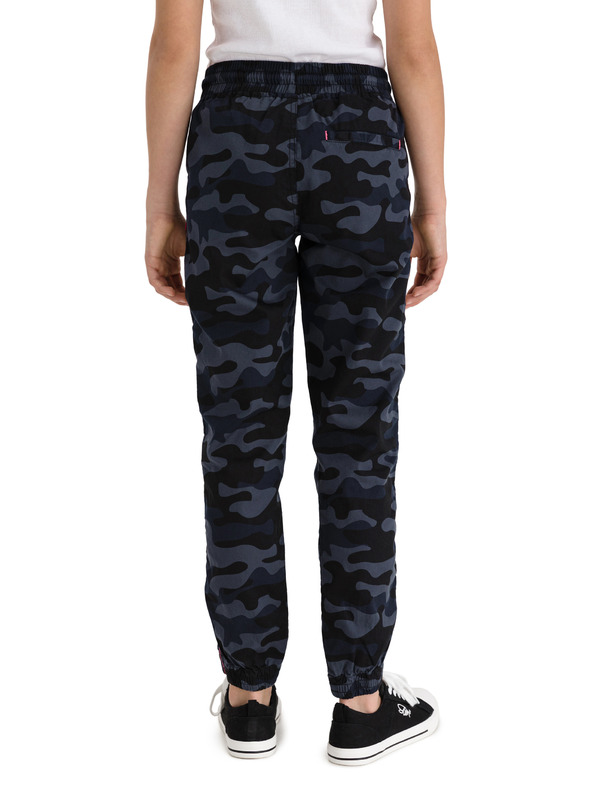 Sam 73 Tmavomodré dievčenské maskáčové nohavice SAM 73