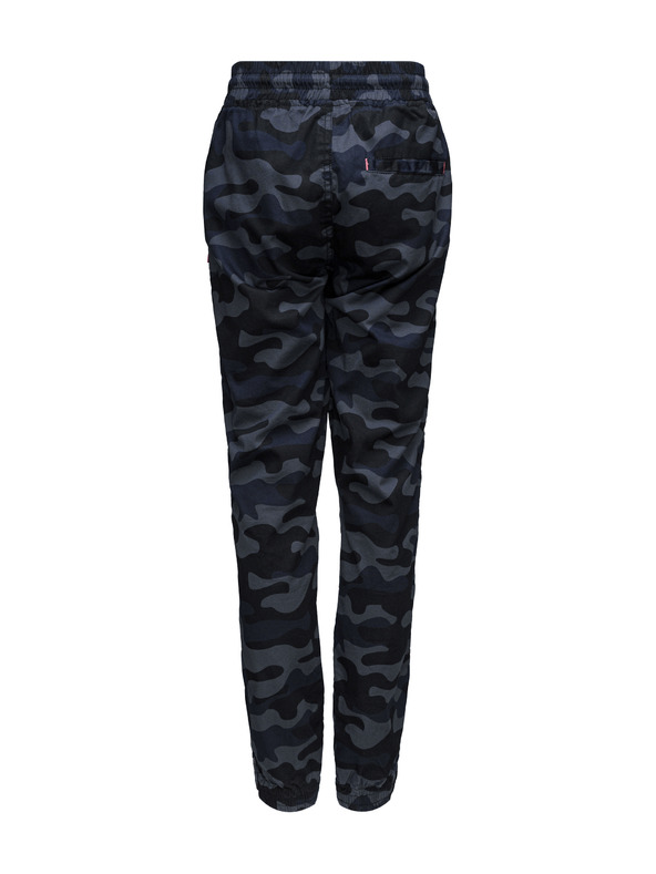 Sam 73 Tmavomodré dievčenské maskáčové nohavice SAM 73