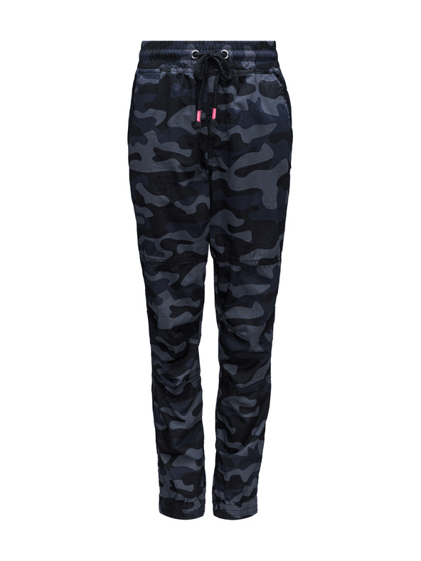 Sam 73 Tmavomodré dievčenské maskáčové nohavice SAM 73