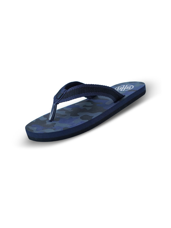 Sam 73 Tmavomodré pánske maskáčové žabky SAM 73