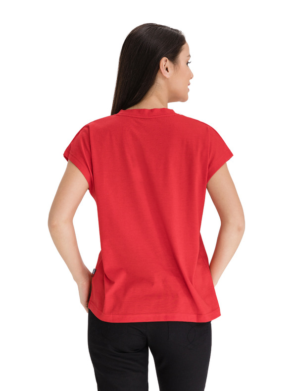 Sam 73 Červené dámske tričko s potlačou SAM 73