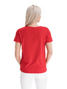 Sam 73 Červené dámske tričko s potlačou SAM 73