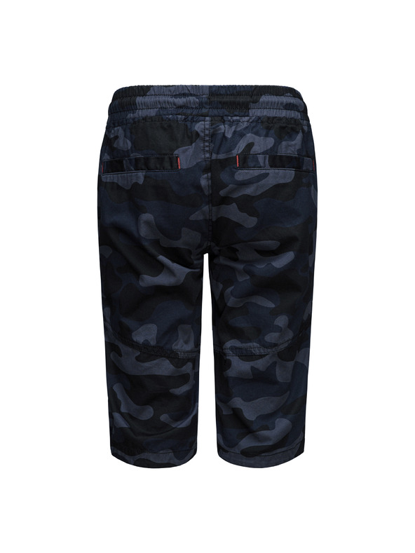 Sam 73 Tmavomodré chlapčenské maskáčové šortky SAM 73