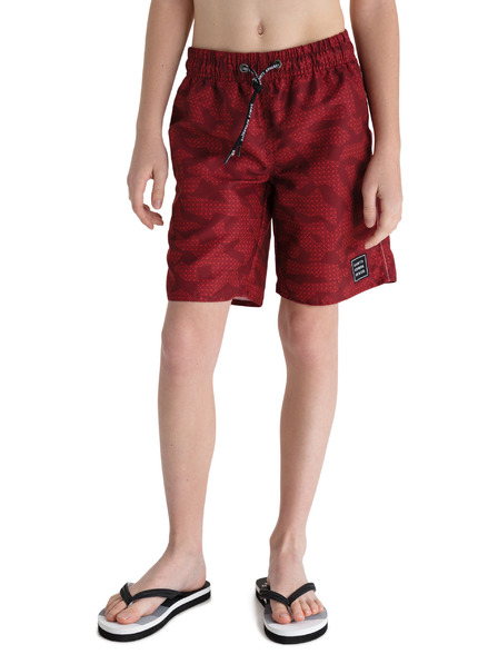 Sam 73 Červené chlapčenské vzorované plavky SAM 73