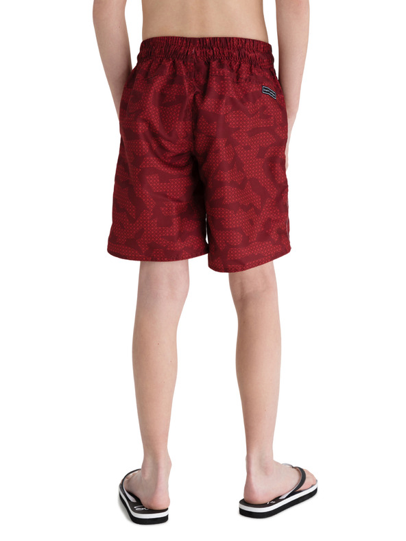 Sam 73 Červené chlapčenské vzorované plavky SAM 73