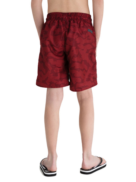 Sam 73 Červené chlapčenské vzorované plavky SAM 73