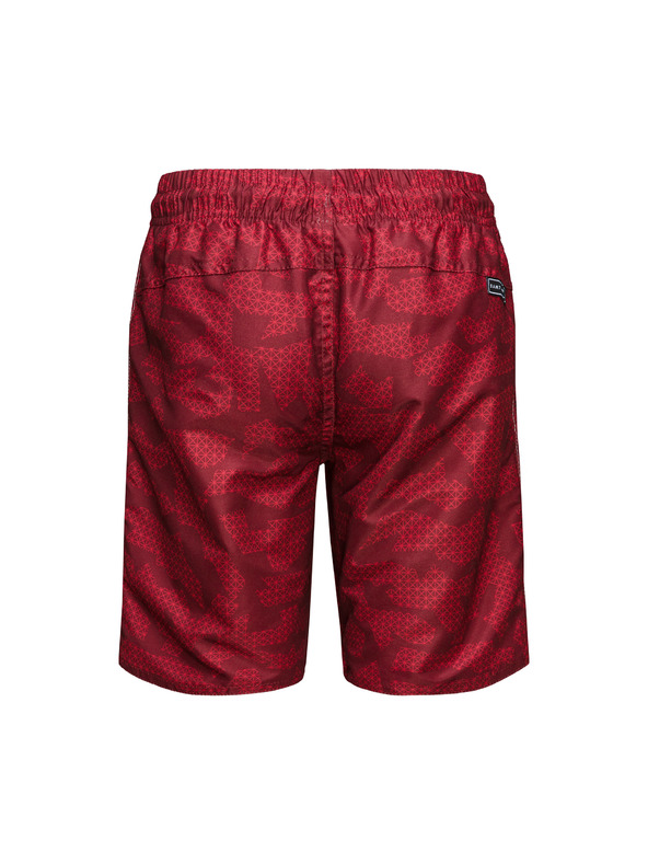 Sam 73 Červené chlapčenské vzorované plavky SAM 73