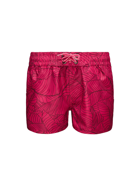 Sam 73 Ružové dievčenské vzorované šortky s vreckami SAM 73