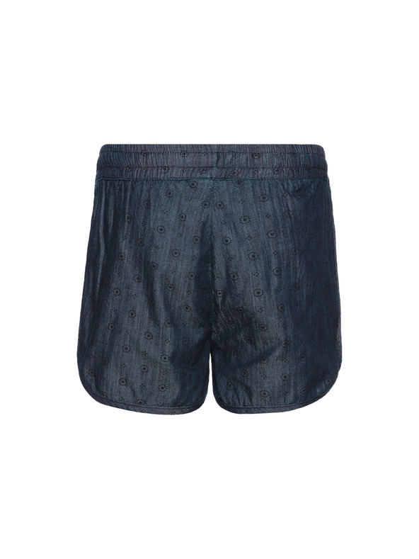 Sam 73 Tmavomodré dievčenské džínsové šortky so vzorom SAM 73