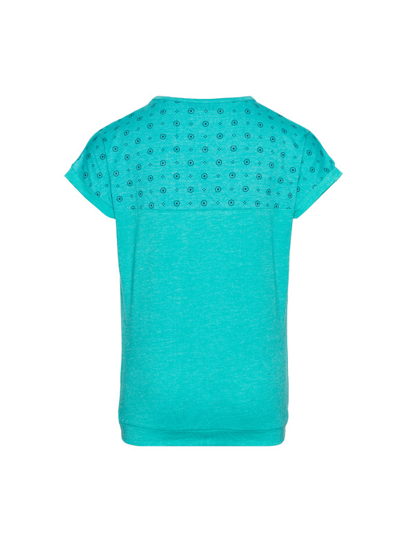 Sam 73 Zelené dievčenské vzorované tričko SAM 73