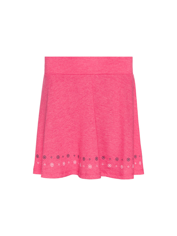 Sam 73 Ružová dievčenská sukňa so vzorom SAM 73