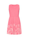 Sam 73 Ružové dievčenské kvetované šaty SAM 73