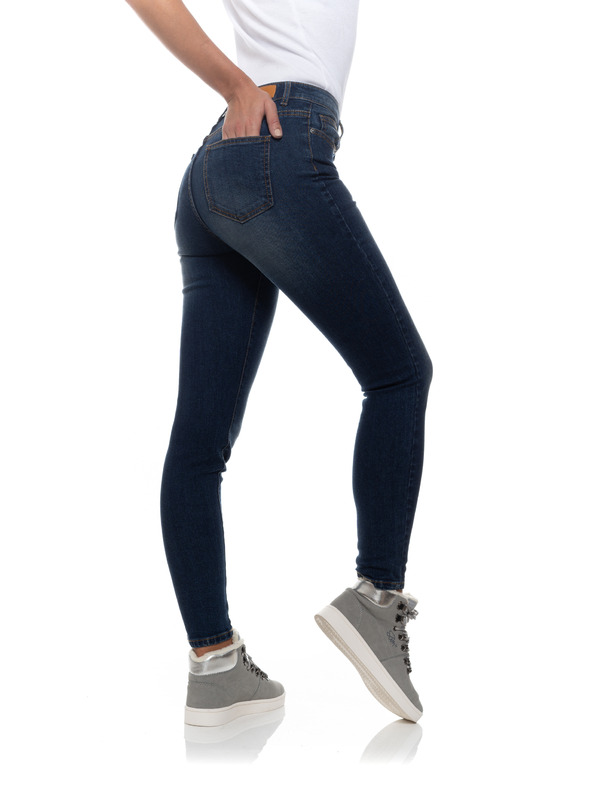 Sam 73 Modré dámske slim fit džínsy Sam 73