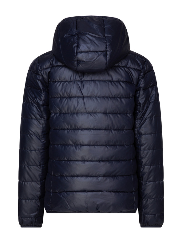 Sam 73 Tmavomodrá chlapčenská prešívaná zimná bunda s kapucňou SAM 73 Jonah