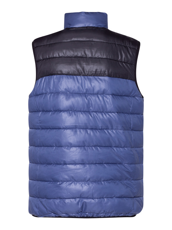 Sam 73 Čierno-modrá pánska prešívaná vesta SAM 73 Donald