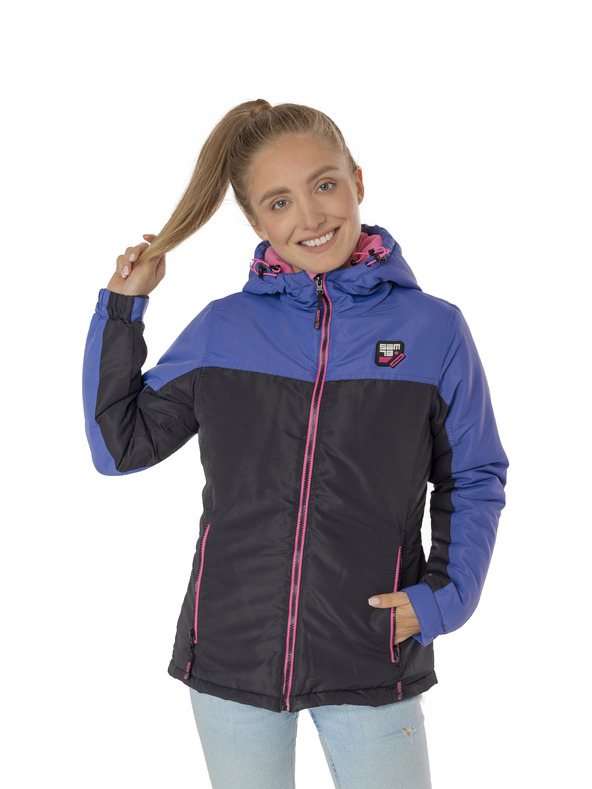 Sam 73 Tmavomodrá dámska zimná bunda SAM 73