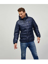 Sam 73 Tmavomodrá pánska zimná prešívaná bunda Sam 73