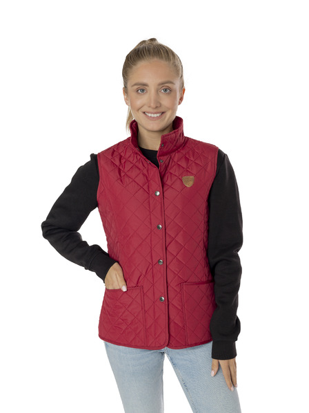 Sam 73 Červená dámska prešívaná vesta Sam 73 Martha
