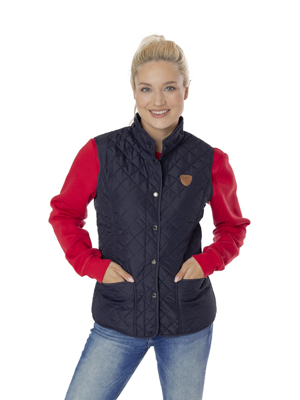 Sam 73 Tmavomodrá dámska prešívaná vesta Sam 73 Martha