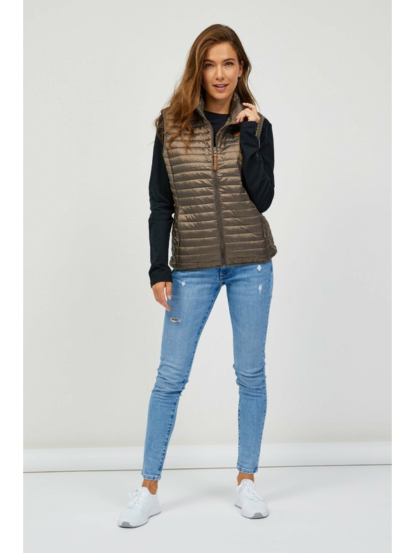 Sam 73 Hnedá dámska prešívaná bunda Sam 73