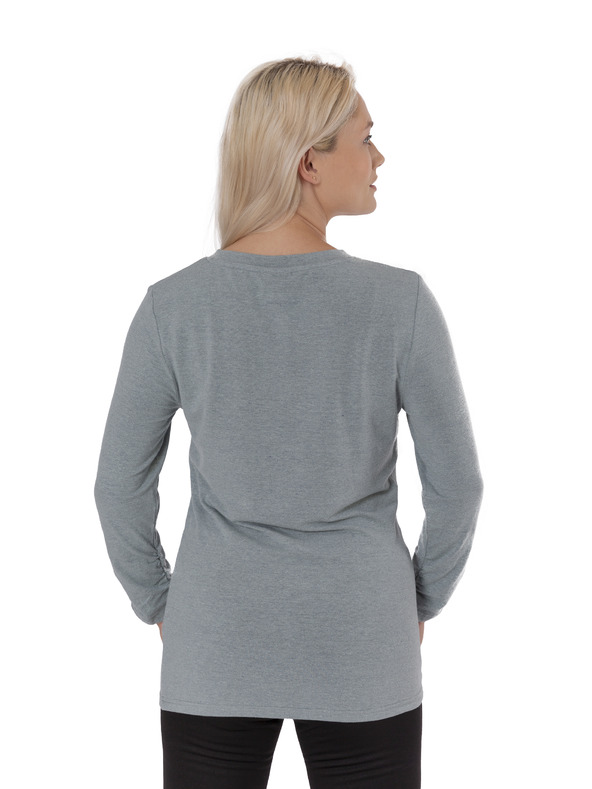 Sam 73 Svetlošedé dámske tričko SAM 73