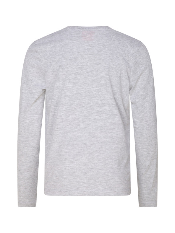 Sam 73 Svetlosivé chlapčenské tričko s potlačou SAM 73