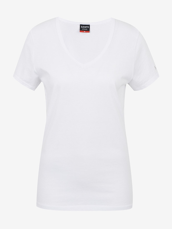 Sam 73 Biele dámske tričko SAM 73 Una