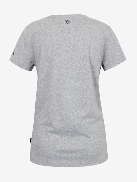 Sam 73 Svetlošedé dámske pruhované tričko SAM 73 Una