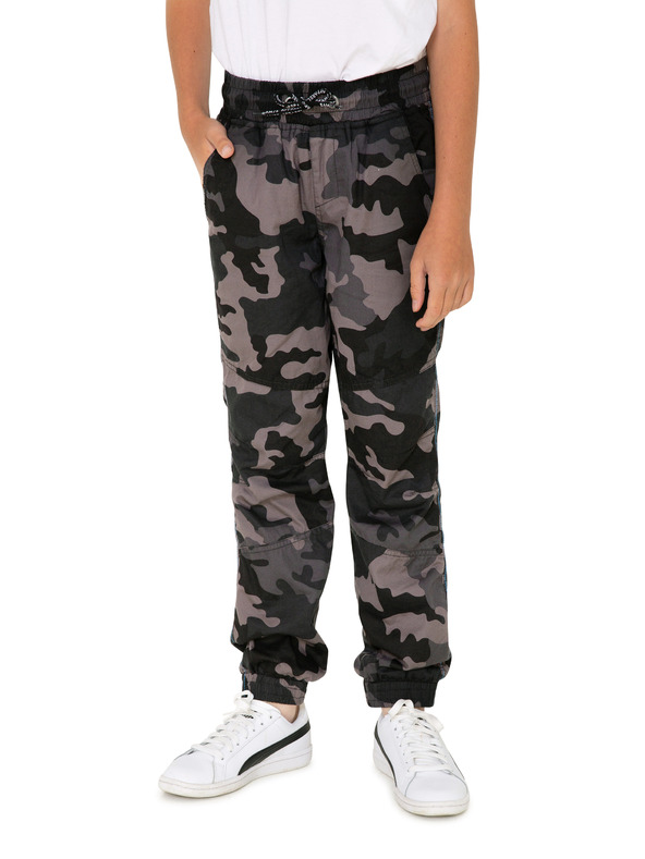 Sam 73 Čiernošedé dievčenské maskáčové nohavice SAM 73 Laura