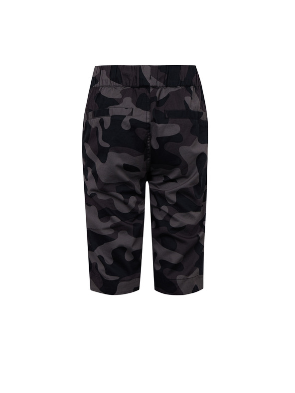 Sam 73 Čierne chlapčenské vzorované šortky SAM 73 Spencer