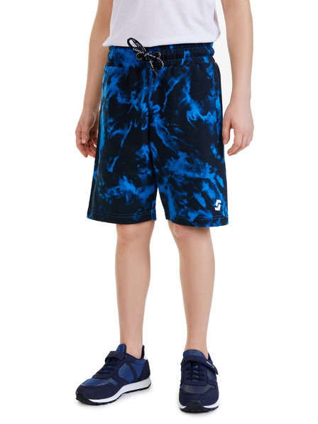 Sam 73 Modré chlapčenské vzorované šortky SAM 73 Graham