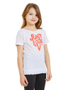 Sam 73 Biele dievčenské tričko SAM 73 Jaylene