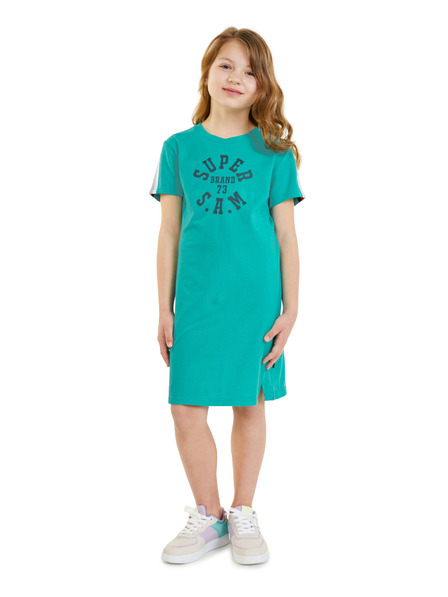 Sam 73 Tyrkysové dievčenské šaty SAM 73 Belinda