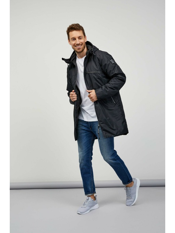 Sam 73 Čierna pánska bunda SAM 73 Cerith