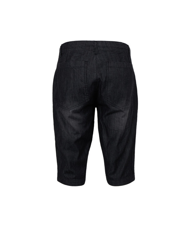 Sam 73 Čierne pánske džínsové šortky SAM 73 Kieran